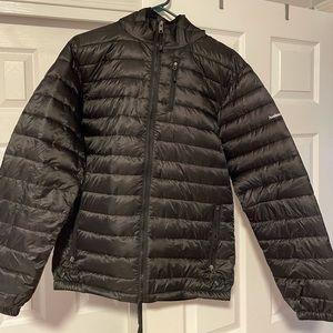 Avalanche adult small hooded winter jacket (black)